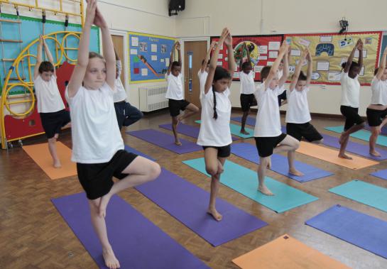 What is the most important tool in the children's yoga lesson?